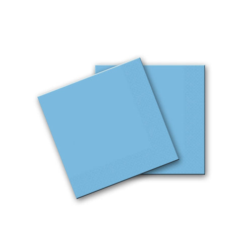 Amscan Beverage Napkins Powder Party Accessory, Blue