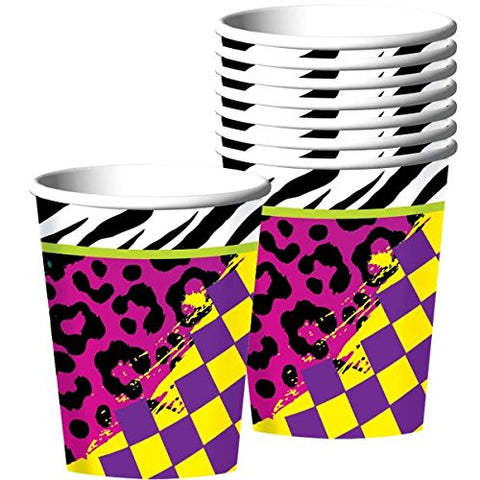 80's Party Cups, 9 oz., 8 Ct.