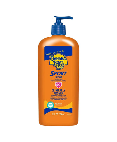 Banana Boat Ultra Sport Sunscreen Lotion, New Formula, SPF 50+, 12 Fl Oz (Pack of 1) - 2 Pack