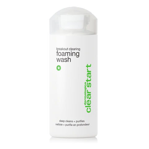 Dermalogica Breakout Clearing Foaming Wash 177ml - Fights Breakouts, Cleans & Removes Dead Skin Cells, Dirt & Excess Oils, Purifies Skin, for Face, Back & Neck, Suits All Skin Types
