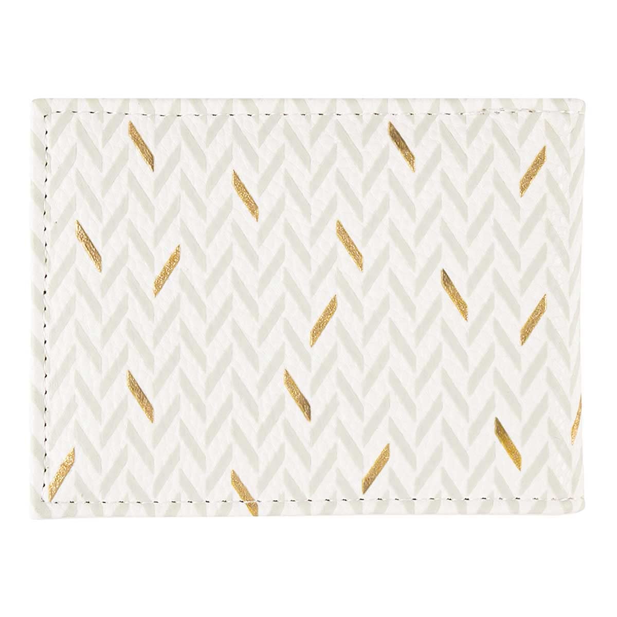DRAEGER PARIS 1886 Men Wallet-White and Gold, M