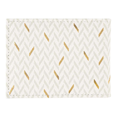 DRAEGER PARIS 1886 Men Wallet-White and Gold, M