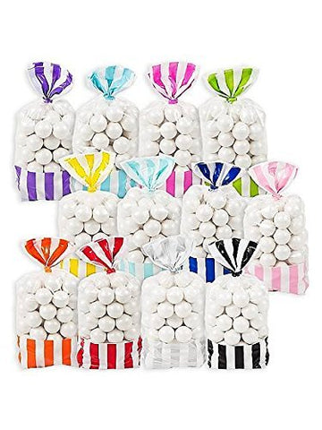 Striped Party Bag | Apple Red | Party Accessory