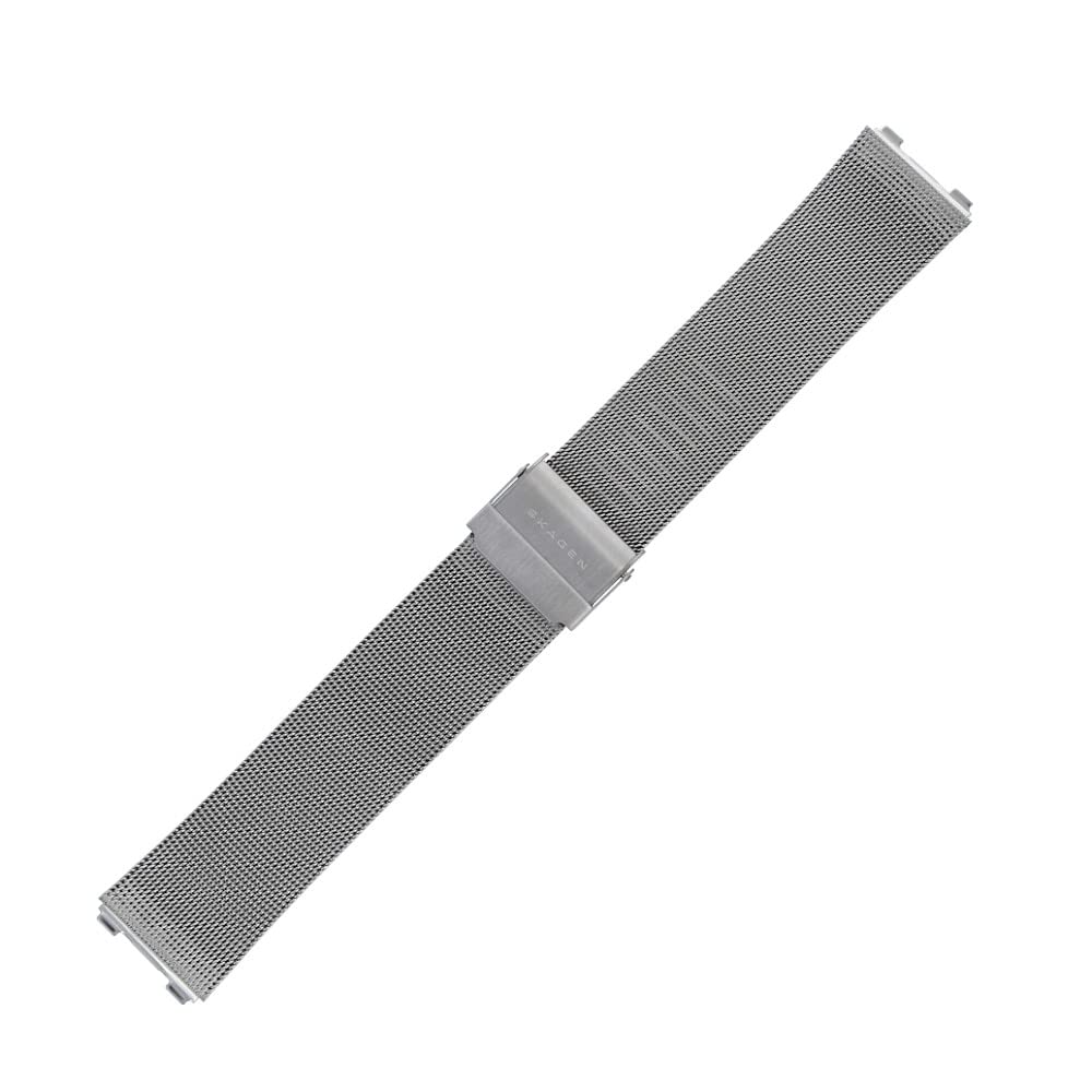 Skagen 233XLSBPL Watch Strap 20 mm Stainless Steel Silver XL