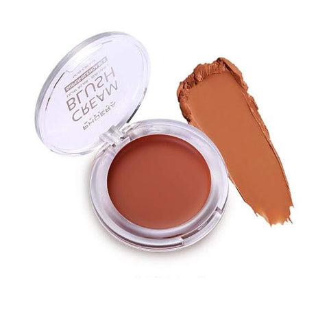 PHOERA Makeup Face Cheek Blush Cream Matte Blusher Super blend-able Sweat-Resistant Pressed Foundation Non_Greasy Palette AQUAPURITY (105 DUSK)