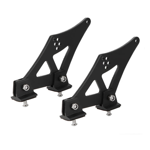 Spoiler Mounting Brackets, Universal Car Cnc Aluminum Alloy Rear Wing Trunk Racing Tail Leg Mount Support High Performance Adjustable Aileron Stand Light Bar Mounts Roof Rack Roll Cage Bumper for Auto