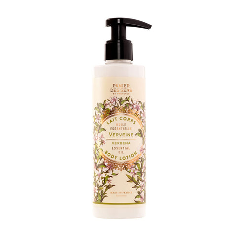 Panier des Sens - Body Lotion - Verbena Body Moisturiser for Dry Skin - With Shea Butter - Body Care Made in France - Vegan Body Lotion for Women and Men - 97% Natural Ingredients - 250ml