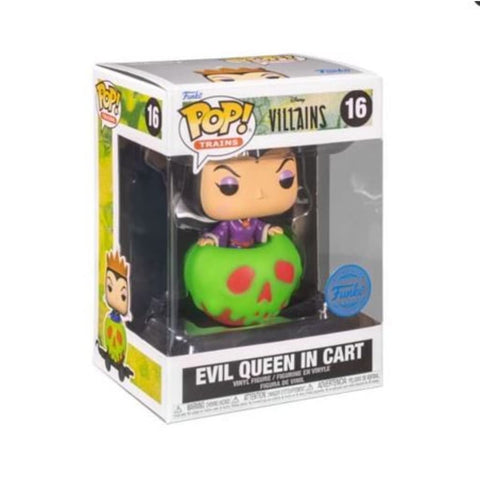 Funko POP! Disney Villains Train Evil Queen in Apple Cart Exclusive
