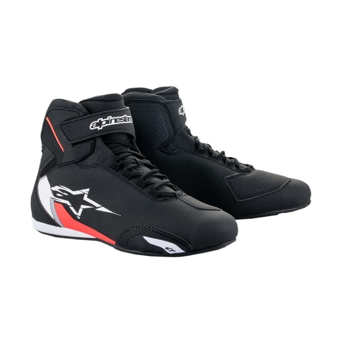 Alpinestars Sektor Shoes (12) (BLACK/WHITE/RED)