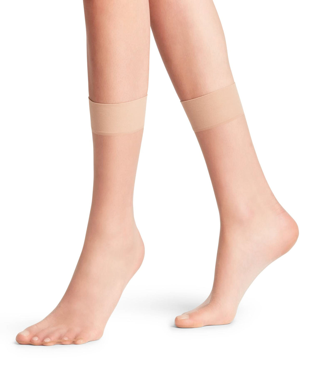 FALKE Women's Shelina 12 DEN W So Ultra-Sheer Plain 1 Pair Socks, Skin colour Powder 4169, 5.5-8