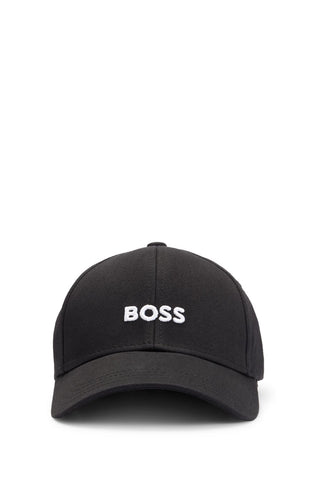 BOSS Kids Cotton Logo Baseball Cap Black One Size