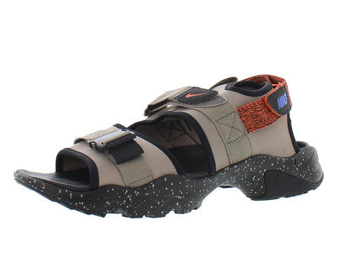 Nike Men's Canyon Slippers, Moon Fossil/Orange/Black/Racer, 9