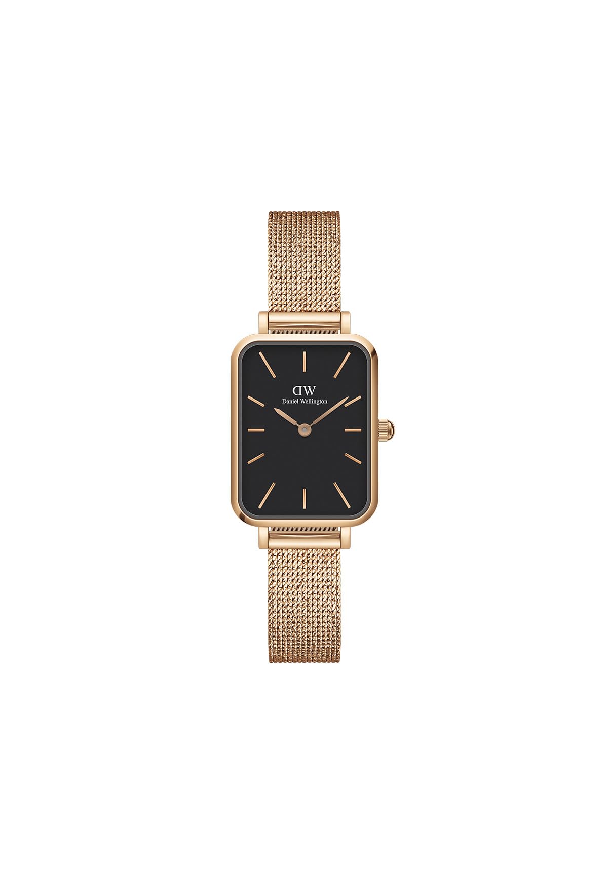 Daniel Wellington Ladies Rose Gold Quadro Watch DW00100432