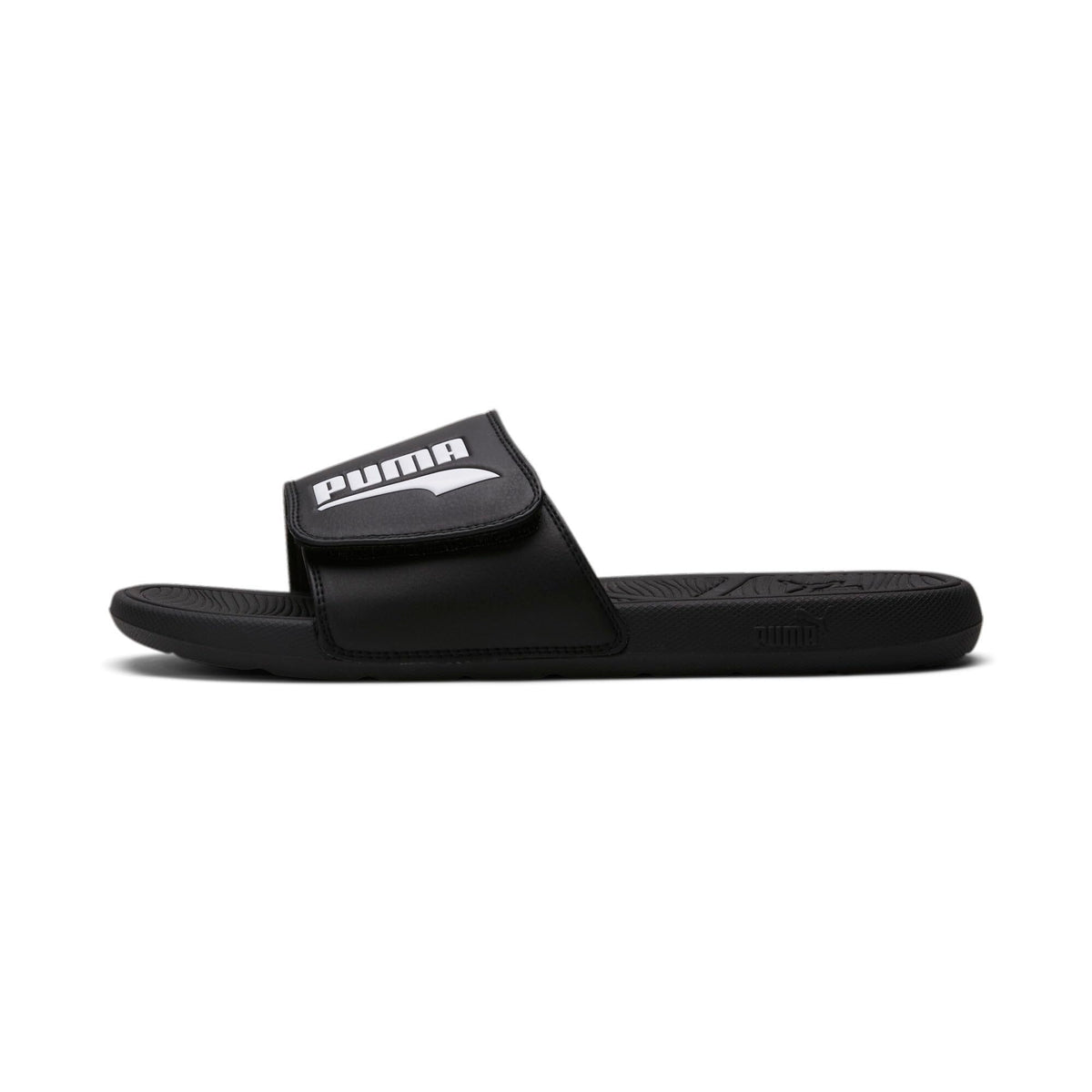 PUMA Men's COOL CAT 2.0 ALTERNATIVE CLOSURE FS Slide Sandals, Puma Black-Puma White, 10
