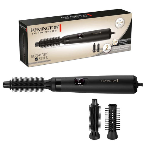 Remington Blow Dry & Style Blow Brush (400W, Variable Temperature, 2 Round Brushes 19 and 25 mm, Rotating Cord) AS7100