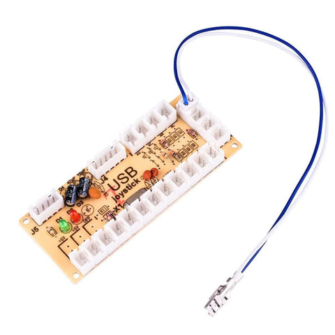 DAGIJIRD Player Arcade USB Encoder Board Zero Delay Game Controller DIY Kit for MAME, for Jamma & Other PC