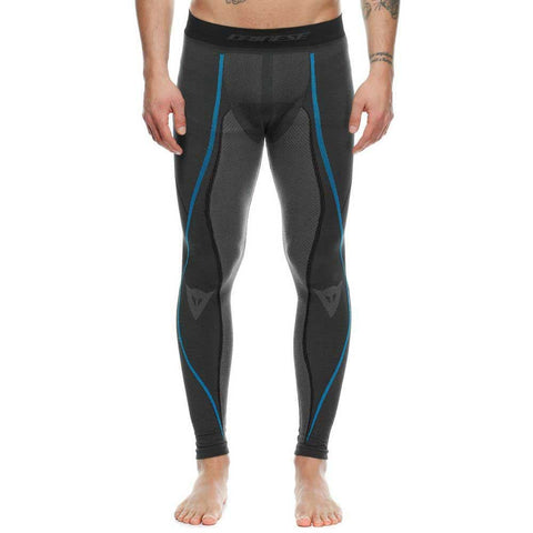 Dainese Men's Dry Pants Base Layer Bottom, Black/Blue, M