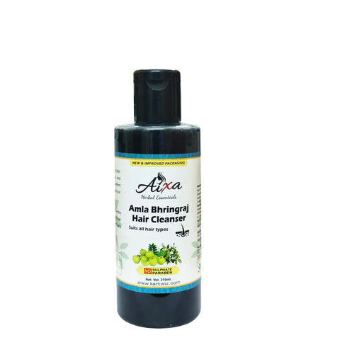 Khadi Natural Herbal Herbigiri Natural Herbal Amla And Bhringraj Premium Choice Shampoo - Sls And Paraben Free 210Ml Pack, 1 Count