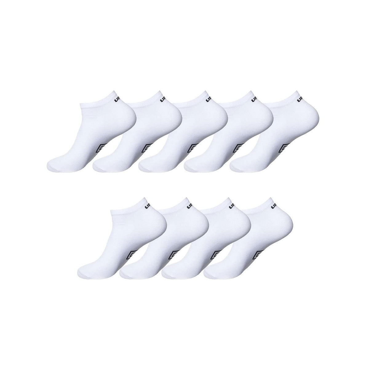 Umbro Men's UMB/AM/TCX9 Sport Socks, White, 43/46 (Pack of 9)