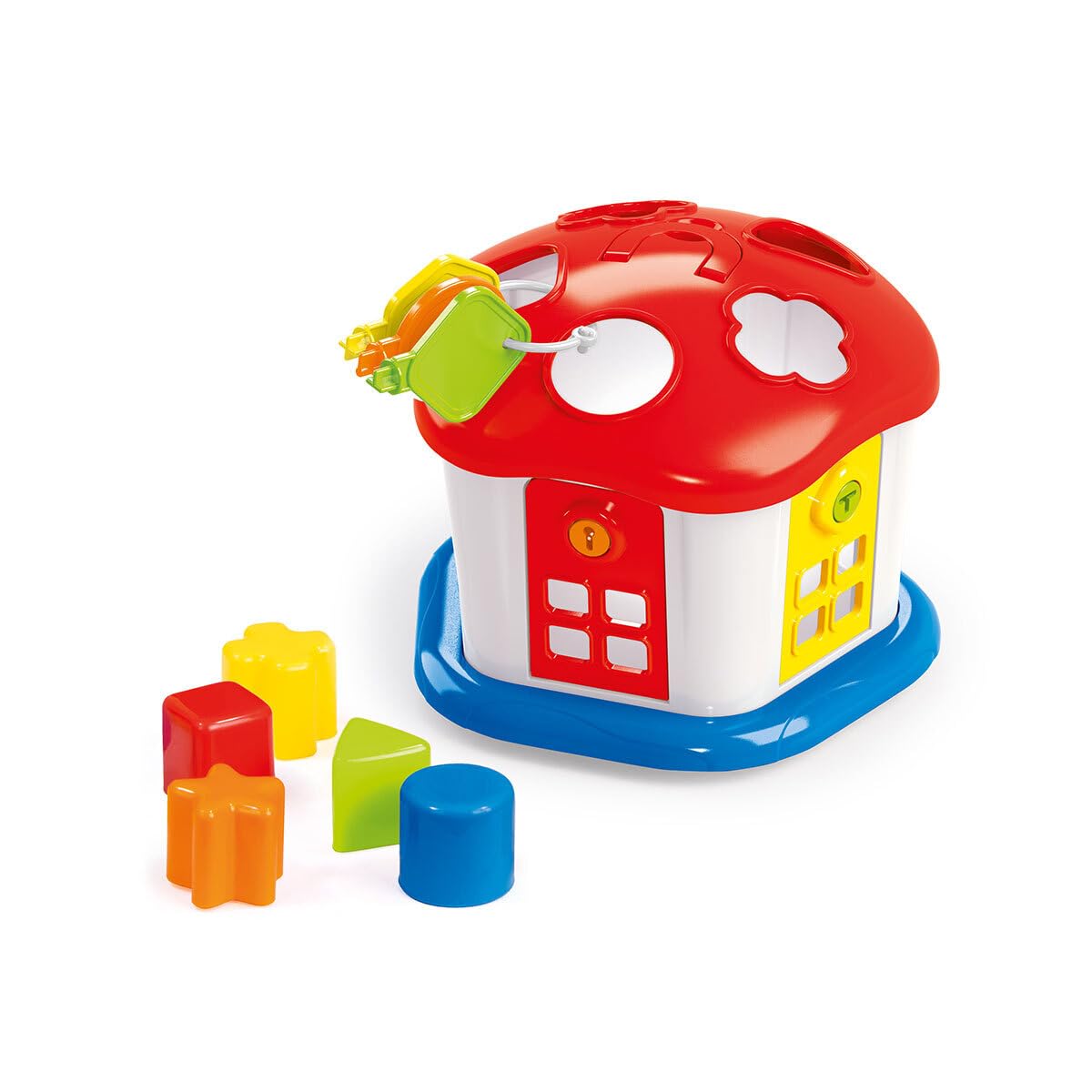 Dolu Shape Sorter Sweet House with Lockable Doors and Keys Baby Shape Sorter For Children From 12 Months Shapes Sorter House Shapes Colours Baby Shape Sorter Toy 12 Months