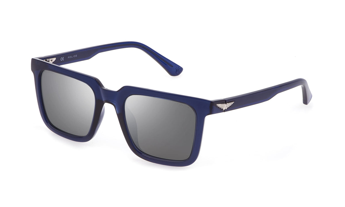 Police OCEAN 1 SPLF15 Blue/Silver 52/21/140 unisex Sunglasses
