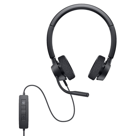Dell WH3022 Pro Stereo Headset, Black