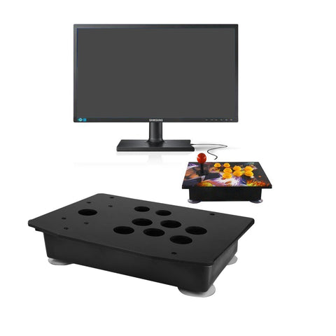 MOUDOAUER Metal Acrylic Panel and Case DIY Set Kits Replacement Game PC Rocker Joystick DIY Cabinet for Arcade Game Accessory