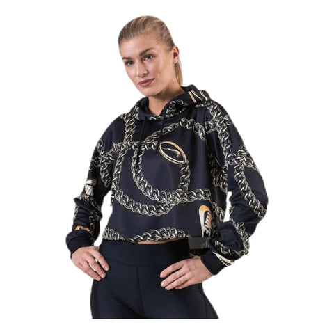Nike Sportswear Icon Clash Women's Crop Top Hoodie CJ6305-010 Size XS