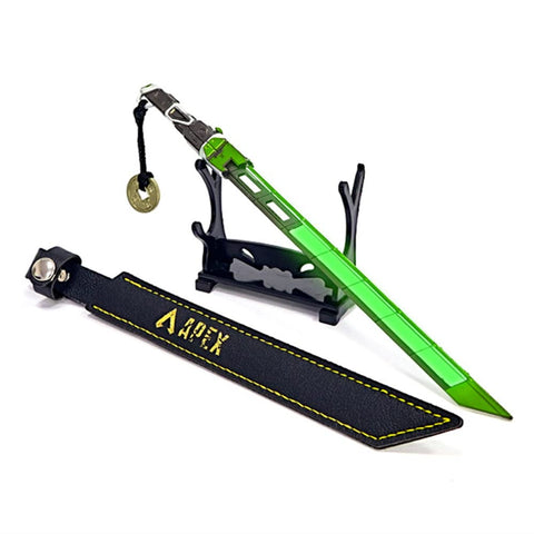 APEX Crypto Heirloom Biwon Blade Metal Data Knife Action Figures Toys Collection Keychain Gift Party Supplies Desk Decoration (Biwon Blade Neon Green 10'')