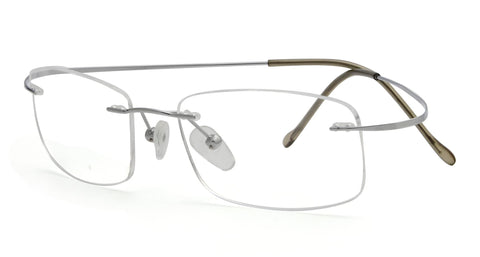 Eyekepper Titanium Rimless Reading Glasses Readers Men Women Silver +0.5