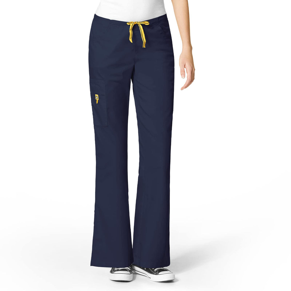 WonderWink Women's Origins Sierra Scrub Pant, Navy, Large