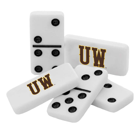 MasterPieces NCAA Wyoming Cowboys Collector Edition Double Six Dominoes