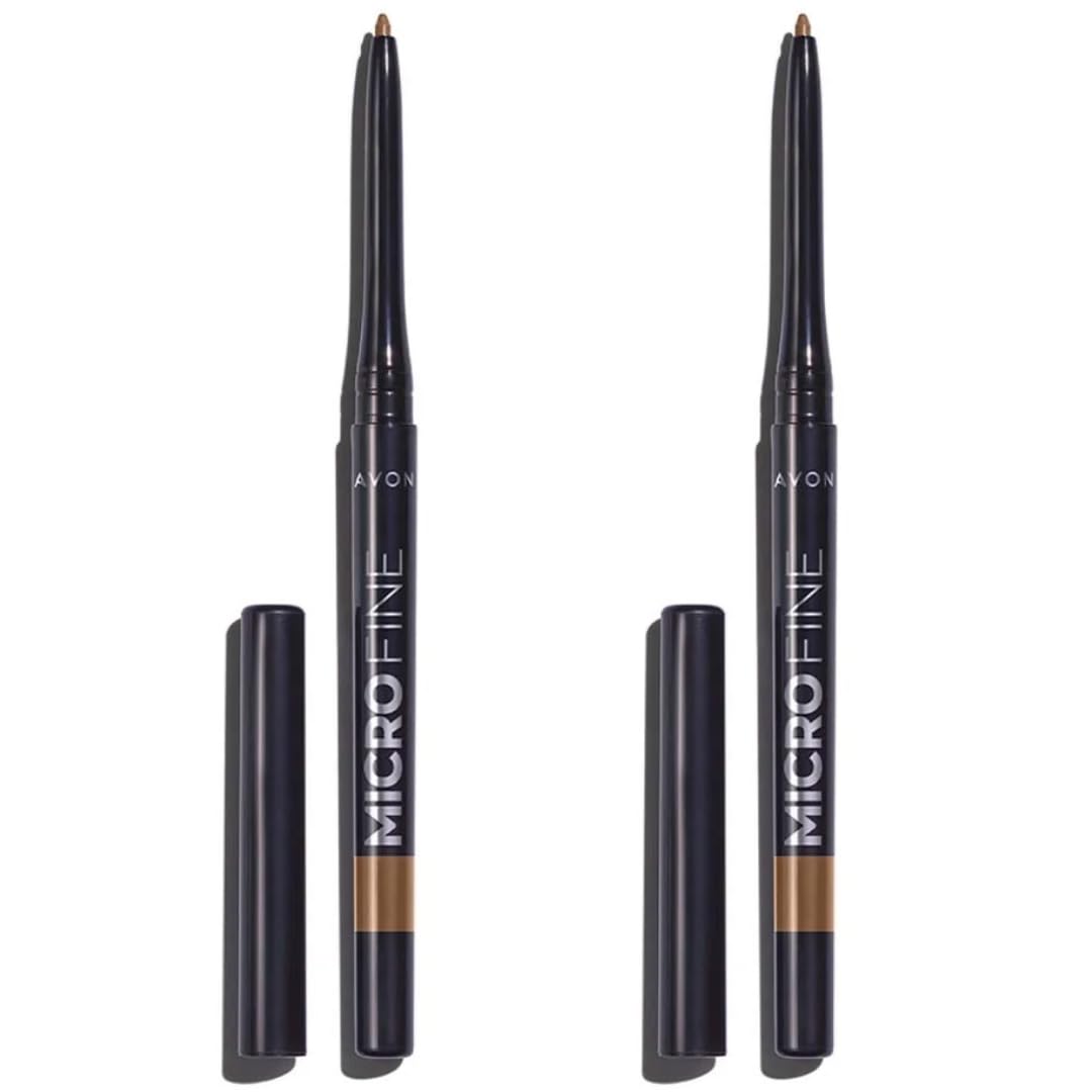 2x TRUE COLOR MICRO FINE EYE BROW DEFINER TWIST UP PENCIL - BLONDE