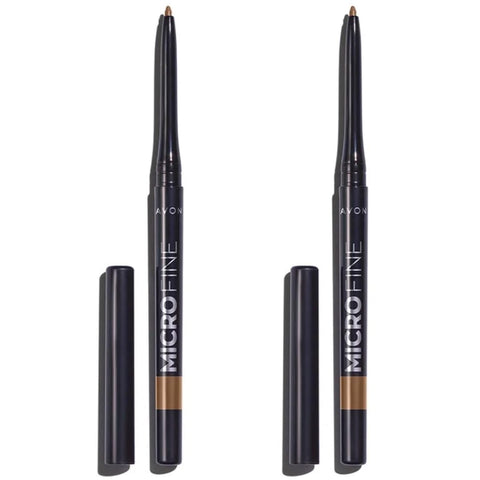 2x TRUE COLOR MICRO FINE EYE BROW DEFINER TWIST UP PENCIL - BLONDE