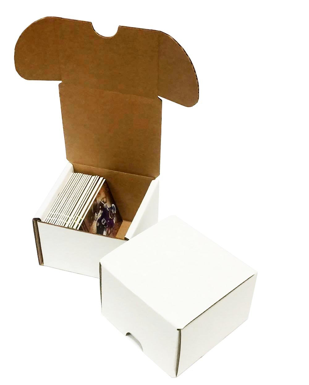 (10) 100 Count Corrugated Cardboard Storage Boxes by Max Pro for Baseball, Football, Basketball, Hockey, Nascar, Sportscards, Gaming & Trading Cards Collecting Supplies