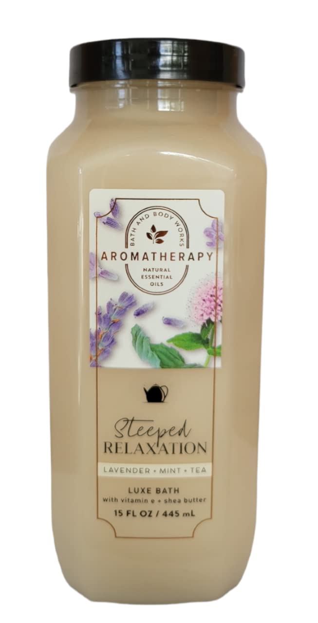 Bath & Body Works Aromatherapy Luxury Bubble Bath, Lavender Mint Tea 15 Ounce