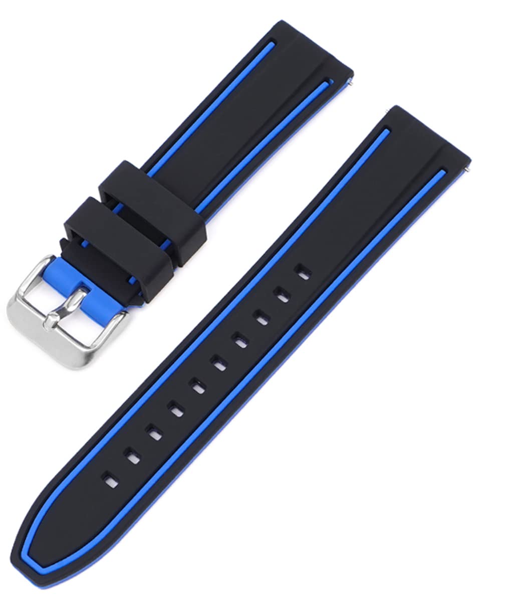 BBZ 20mm quick release watch strap Compatible with Omega X Swatch Moon Watches Men Women?Vivoactive 3, Forerunner 245/645, Vivomove HR, Galaxy Watch