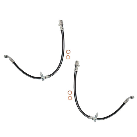 TRQ Rear Brake Hose Compatible with 1992-1994 Honda Civic