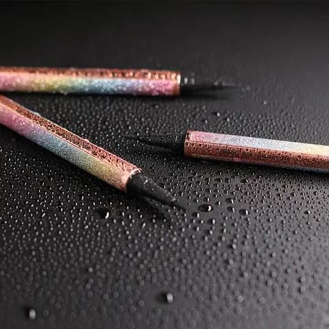 Breakup Proof Liquid Eyeliner -Brush, Waterproof, Long Lasting. Cruelty free & Vegan Ultra black.