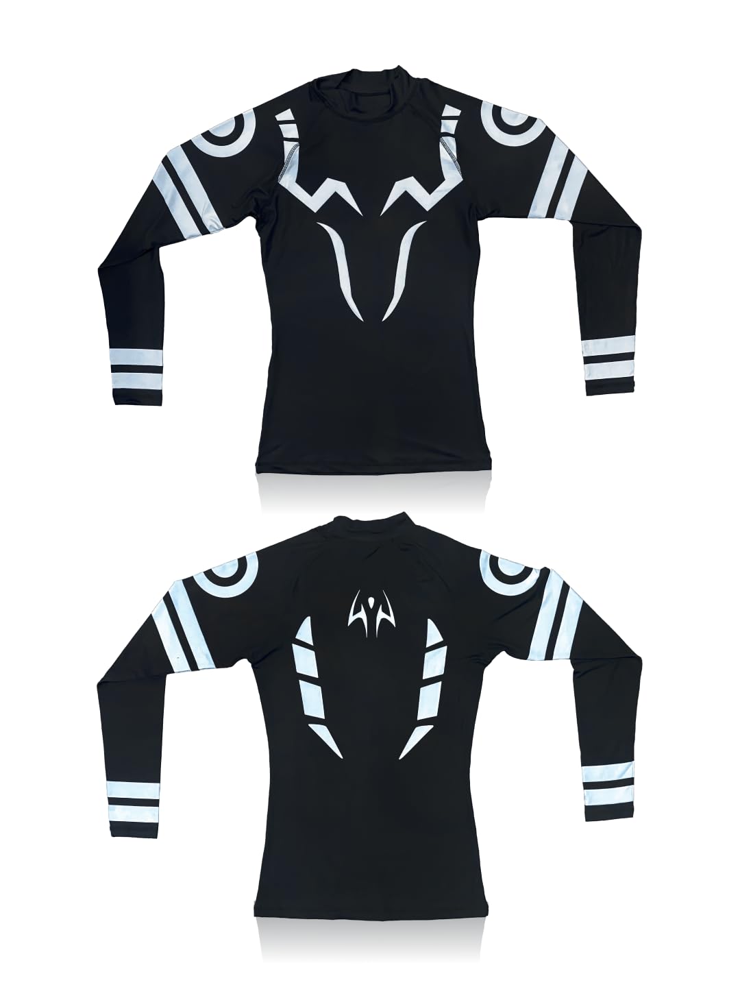 Anime Long Sleeve Compression Shirts for Men - Gym Long Sleeve Tshirt Wear Athletic Basketball Running Undershirt Workout Gear Top Shirt (BS-M)