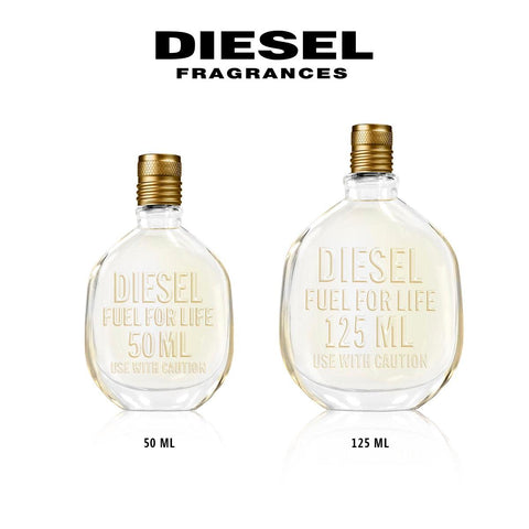 Diesel Fuel for Life Eau de Toilette Spray Perfume for Men, 4.2 Fl. Oz.