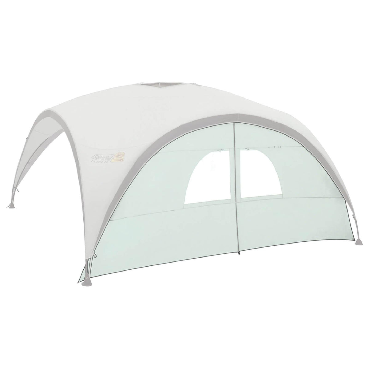 Coleman Side Panel Fast Pitch Shelter XL 4.5 x 4.5 m, Gazebo Side Panel with Windows and Door, High Sun Protection 50+, Water Resistant