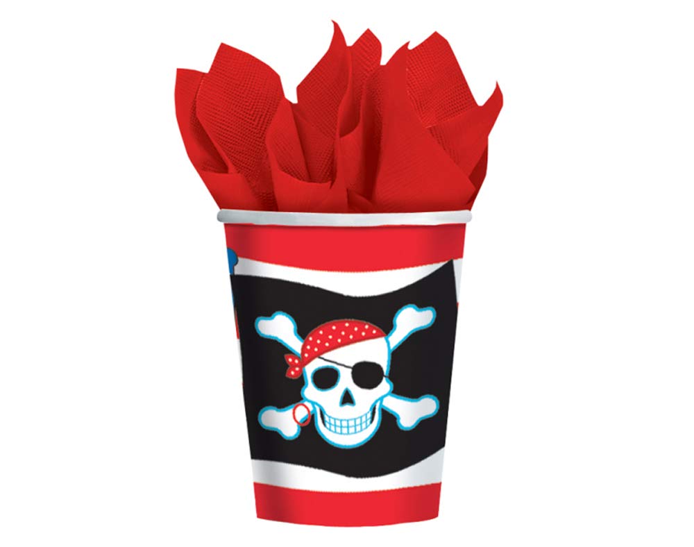 Pirate Party Paper Cups 266ml /8