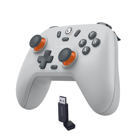 GameSir Nova Lite Wireless Controller - 2.4G & Bluetooth Gamepad for Windows PC, iPhone, Android, Switch & Steam Deck - Hall Effect Triggers, Turbo Function, Rumble Vibration (Gray)