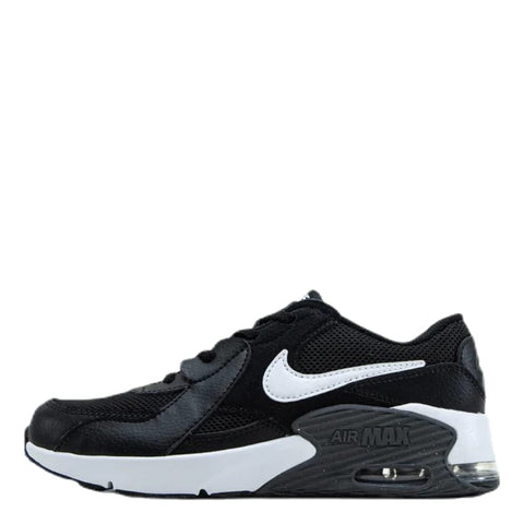 Nike AIR MAX EXCEE Slip-ON Sneaker - Kids' (Black/White, 10.5)
