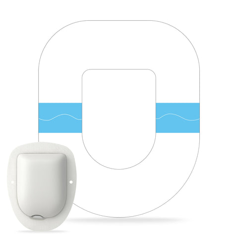 Omnipod 5 Adhesive Patches 60 Pack Waterproof Pre-Cut Transparent Patches for Omnipod 5 Omnipod Dash Pods Patches Clear Overlay Patch Latex-Free & Hypoallergenic Long Stay for 7 Days