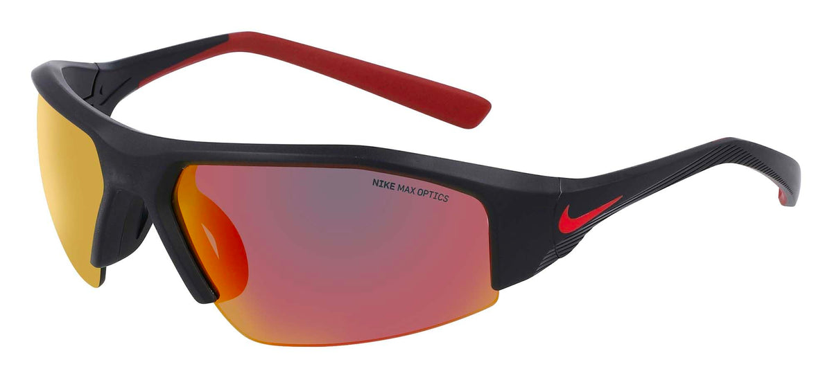 Nike Skylon Ace 22-M DV2151 010 Sunglasses Matte Black/Red Mirror 70mm