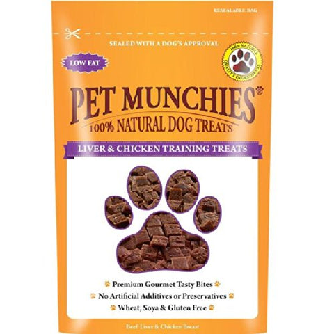 Pet Munchies Liver & Chicken Dog Training Treats 50g