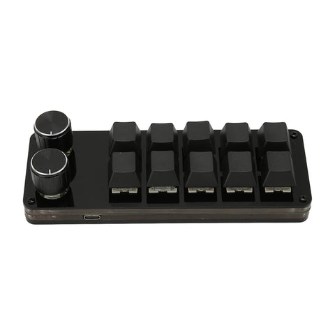 Haofy Macro Custom Keypad, Programmable Mini Keypad Wired USB Mechanical for Media