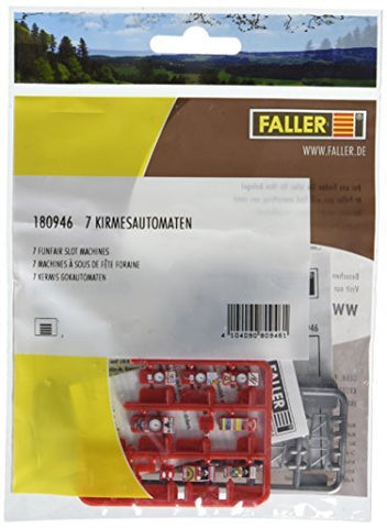 Faller 180946 7 Funfair Slot Machines Scenery and Accessories